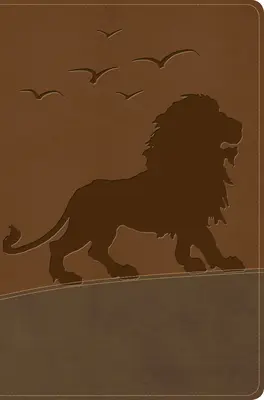 Biblia KJV One Big Story, Brown Lion Leathertouch - KJV One Big Story Bible, Brown Lion Leathertouch