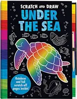 Zgâriați și desenați animale oceanice - Carte de activități artistice de zgâriat - Scratch & Draw Ocean Animals - Scratch Art Activity Book