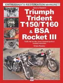 Cum să restaurați Triumph Trident T150/T160 și BSA Rocket III: Ghidul dvs. ilustrat color pas cu pas pentru restaurarea completă - How to Restore Triumph Trident T150/T160 & BSA Rocket III: Your Step-By-Step Colour Illustrated Guide to Complete Restoration