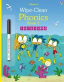 Șterge și curăță cartea de fonetică 1 - Wipe-clean Phonics book 1