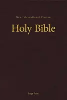 NIV, Biblia de rugăciune și închinare, tipar mare, copertă cartonată, Burgundy - NIV, Pew and Worship Bible, Large Print, Hardcover, Burgundy