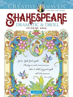 Carte de colorat Creative Haven Shakespeare Dramatic & Droll - Creative Haven Shakespeare Dramatic & Droll Coloring Book