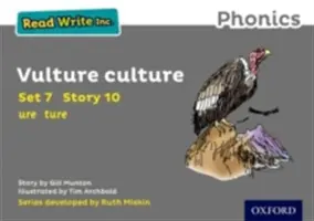 Read Write Inc. Phonics: Gri Set 7 Cărți de povești 10 Vulture Culture - Read Write Inc. Phonics: Grey Set 7 Storybook 10 Vulture Culture