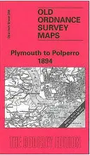 De la Plymouth la Polperro 1894 - Foaie de un inch 348 - Plymouth to Polperro 1894 - One Inch Sheet 348