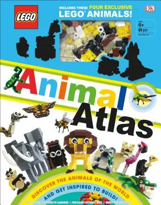 Atlasul animalelor Lego: Descoperă animalele din lume [Cu jucărie] - Lego Animal Atlas: Discover the Animals of the World [With Toy]