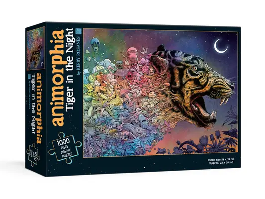 Animorphia Tigru în noapte Puzzle - Animorphia Tiger in the Night Puzzle