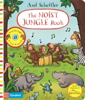 Cartea gălăgioasă a junglei: Apasă paginile pentru a auzi 10 sunete - The Noisy Jungle Book: Press the Pages to Hear 10 Sounds