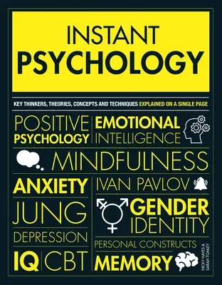 Psihologie instantanee: Gânditori cheie, teorii, descoperiri și concepte - Instant Psychology: Key Thinkers, Theories, Discoveries and Concepts