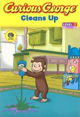 Curiosul George face curățenie (Cgtv Reader) - Curious George Cleans Up (Cgtv Reader)