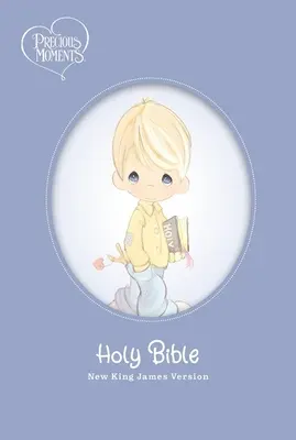 Nkjv, Precious Moments Small Hands Bible, albastru, copertă cartonată, Comfort Print: Sfânta Biblie, Noua versiune King James - Nkjv, Precious Moments Small Hands Bible, Blue, Hardcover, Comfort Print: Holy Bible, New King James Version
