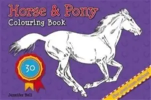 Cai și ponei de colorat - Horse and Pony Colouring Book