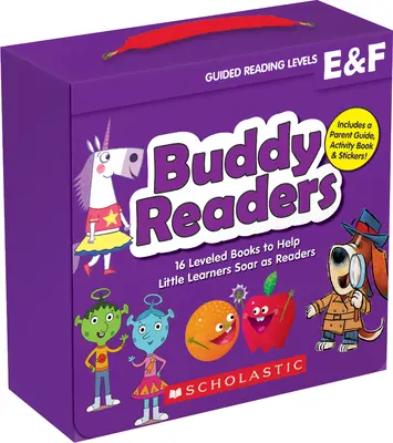 Buddy Readers: Levels E & F (Parent Pack): 16 cărți cu nivel pentru a-i ajuta pe micii învățăcei să devină cititori - Buddy Readers: Levels E & F (Parent Pack): 16 Leveled Books to Help Little Learners Soar as Readers