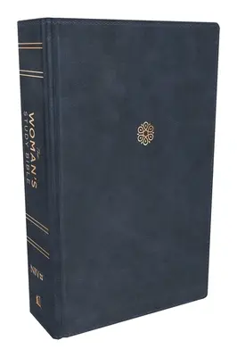 Niv, Biblia de studiu a femeii, Leathersoft, albastră, full color, indexată cu degetul mare: Primirea adevărului lui Dumnezeu pentru echilibru, speranță și transformare - Niv, the Woman's Study Bible, Leathersoft, Blue, Full-Color, Thumb Indexed: Receiving God's Truth for Balance, Hope, and Transformation