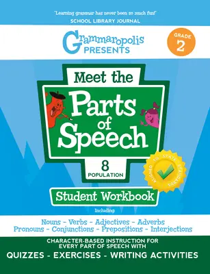 Cartea de lucru a părților de vorbire, clasa 2 - The Parts of Speech Workbook, Grade 2