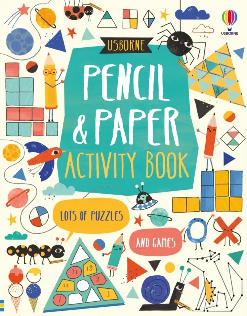 Carte de activități cu creion și hârtie - Pencil and Paper Activity Book