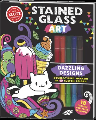 Stained Glass Art: Dazzling Designs (Klutz Activity Book)