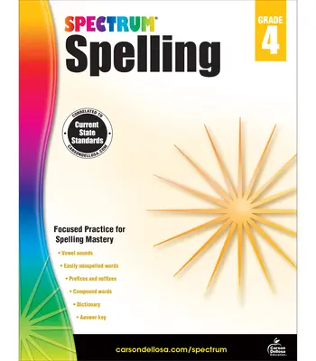 Spectrum Spelling, clasa 4 - Spectrum Spelling, Grade 4
