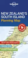 Lonely Planet Insula de Sud a Noii Zeelande Hartă de planificare 1 - Lonely Planet New Zealand's South Island Planning Map 1