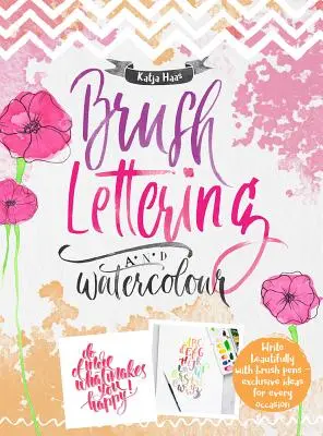 Scriere cu pensula și acuarelă - Brush Lettering and Watercolour