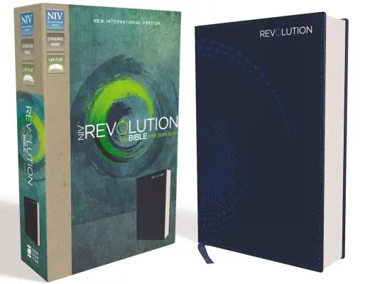 NIV, Biblia Revoluției, imitație de piele, albastră: Biblia pentru băieții adolescenți - NIV, Revolution Bible, Imitation Leather, Blue: The Bible for Teen Guys