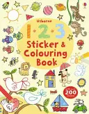 123 Carte de abțibilduri și de colorat - 123 Sticker and Colouring book