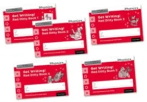 Read Write Inc. Phonics: Get Writing! Red Ditty Books 1-5 Mixt Pachet de 5 - Read Write Inc. Phonics: Get Writing! Red Ditty Books 1-5 Mixed Pack of 5