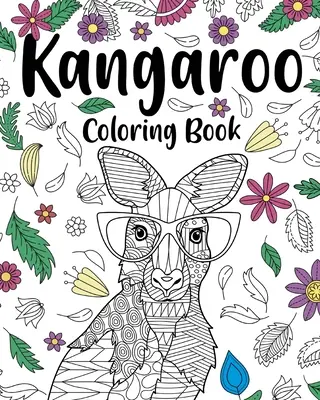 Cartea de colorat Kangaroo - Kangaroo Coloring Book