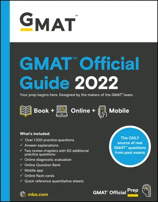 GMAT Official Guide 2022: Carte + Bancă de întrebări online - GMAT Official Guide 2022: Book + Online Question Bank