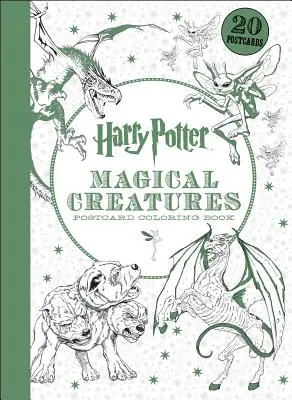 Harry Potter Creaturi magice Carte poștală de colorat - Harry Potter Magical Creatures Postcard Coloring Book