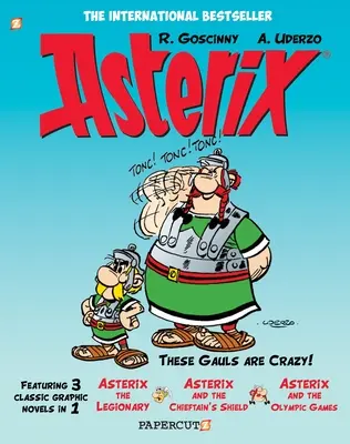 Asterix Omnibus #4: Cuprinde Asterix legionarul, Asterix și scutul căpeteniei și Asterix și Jocurile Olimpice - Asterix Omnibus #4: Collects Asterix the Legionary, Asterix and the Chieftain's Shield, and Asterix and the Olympic Games