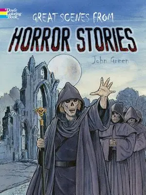 Carte de colorat Scene minunate din povești de groază - Great Scenes from Horror Stories Coloring Book