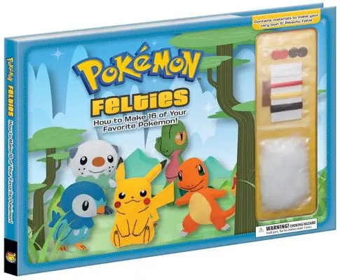 Pokemon Felties: Cum să faci 16 din Pokemonul tău preferat - Pokemon Felties: How to Make 16 of Your Favorite Pokemon