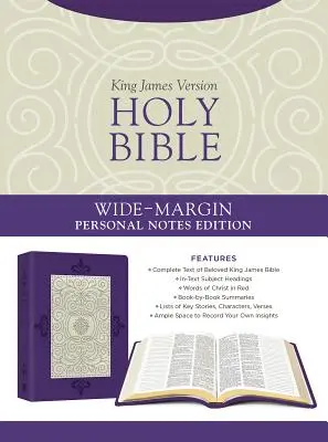 Sfânta Biblie: Ediție cu margini largi pentru notițe personale [Lavanda Plume] - Holy Bible: Wide-Margin Personal Notes Edition [lavender Plume]