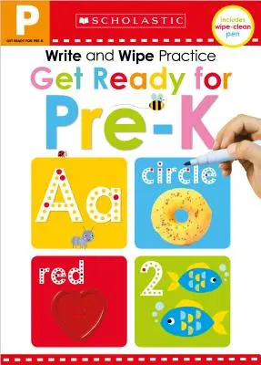 Pregătiți-vă pentru Pre-K Scrieți și ștergeți practica: Scholastic Early Learners (Write and Wipe) - Get Ready for Pre-K Write and Wipe Practice: Scholastic Early Learners (Write and Wipe)