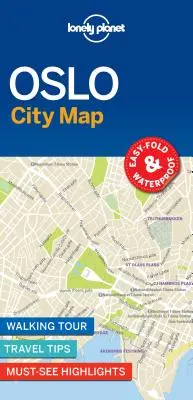 Lonely Planet Oslo Harta orașului 1 - Lonely Planet Oslo City Map 1