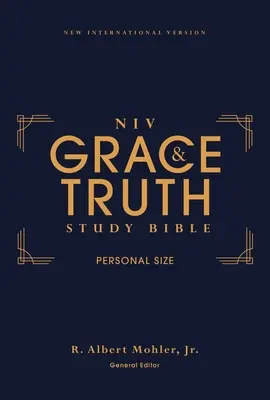 Niv, Biblia de studiu Harul și Adevărul, Format personal, Copertă cartonată, Literă roșie, Imprimare confortabilă - Niv, the Grace and Truth Study Bible, Personal Size, Hardcover, Red Letter, Comfort Print