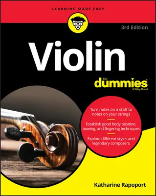 Vioară pentru manechine: Carte + Instrucțiuni video și audio online - Violin for Dummies: Book + Online Video and Audio Instruction