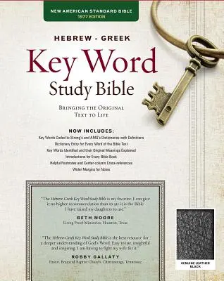 Biblia de studiu ebraică-greacă cu cuvinte cheie-NASB: Key Insights Into God's Word - Hebrew-Greek Key Word Study Bible-NASB: Key Insights Into God's Word