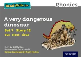 Read Write Inc. Phonics: Grey Set 7 Storybook 12 Un dinozaur foarte periculos - Read Write Inc. Phonics: Grey Set 7 Storybook 12 A Very Dangerous Dinosaur