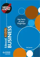 Trebuie să știți: Edexcel A-level Business - Need to Know: Edexcel A-level Business