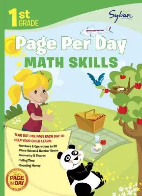 1st Grade Pagina pe zi: Abilități de matematică - 1st Grade Page Per Day: Math Skills