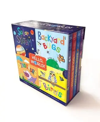 Bună, lume! Boxed Set: Sistemul solar; Dinozauri; Păsări de curte; Gândaci - Hello, World! Boxed Set: Solar System; Dinosaurs; Backyard Birds; Bugs