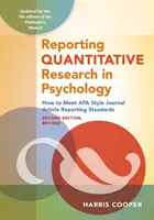 Raportarea cercetării cantitative în psihologie: Cum să îndepliniți standardele de raportare a articolelor de jurnal în stil APA, ediția a doua, revizuită, 2020 Copyright - Reporting Quantitative Research in Psychology: How to Meet APA Style Journal Article Reporting Standards, Second Edition, Revised, 2020 Copyright