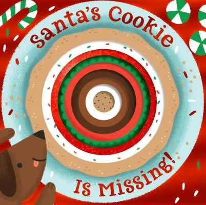 Prăjitura lui Moș Crăciun a dispărut! (Carte de carton cu dezvăluiri decupate) - Santa's Cookie Is Missing! (Board Book with Die-Cut Reveals)