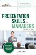 Abilități de prezentare pentru manageri, ediția a doua - Presentation Skills for Managers, Second Edition