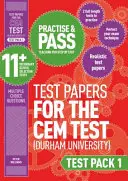 Practicați și treceți 11+ CEM Test Papers - Test Pack 1 - Practise and Pass 11+ CEM Test Papers - Test Pack 1