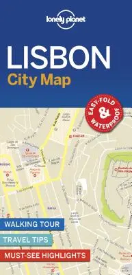 Lonely Planet Lisabona Harta orașului 1 - Lonely Planet Lisbon City Map 1