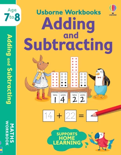 Caiete de lucru Usborne Adăugare și scădere 7-8 - Usborne Workbooks Adding and Subtracting 7-8