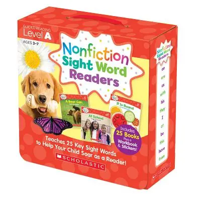 Nonfiction Sight Word Readers: Guided Reading Level a (Parent Pack): Învață 25 de cuvinte cheie pentru a vă ajuta copilul să devină un bun cititor! - Nonfiction Sight Word Readers: Guided Reading Level a (Parent Pack): Teaches 25 Key Sight Words to Help Your Child Soar as a Reader!