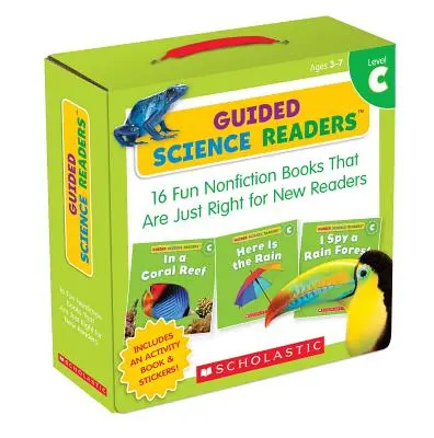 Guided Science Readers: Level C (Parent Pack): 16 cărți distractive de nonficțiune potrivite pentru noii cititori [cu autocolant(e) și caiet de activități] - Guided Science Readers: Level C (Parent Pack): 16 Fun Nonfiction Books That Are Just Right for New Readers [With Sticker(s) and Activity Book]